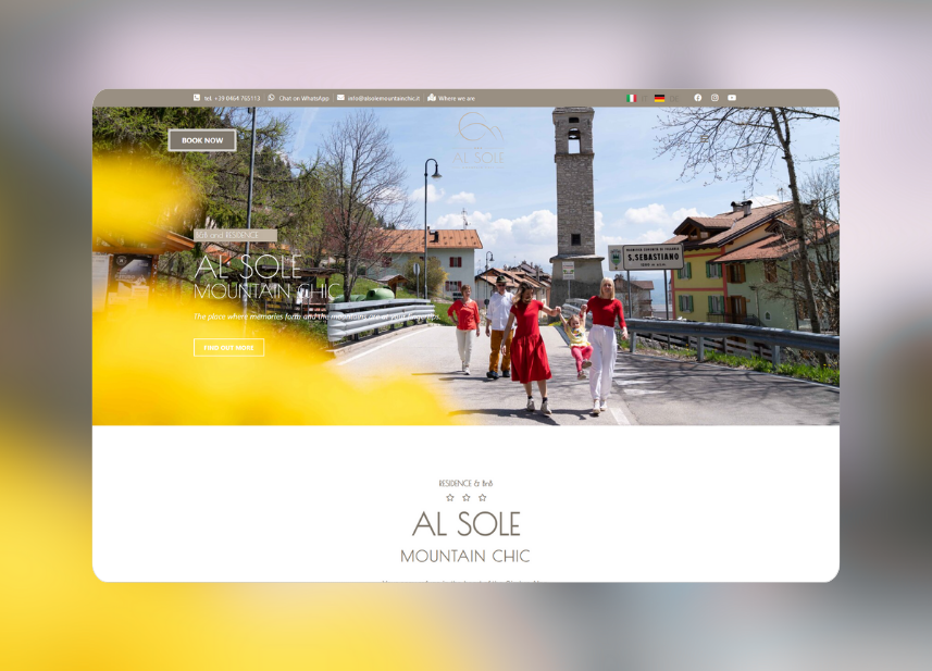 Sito web vetrina aziendale realizzato da Cerbero Marketing